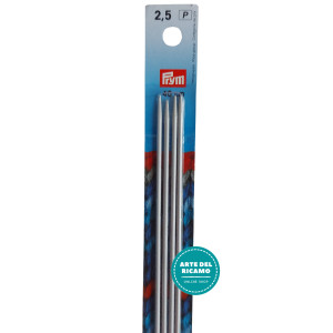 Prym - Aluminium 4 Double-Pointed and Glove Knitting Pins  - 40 cm - 2,50 mm